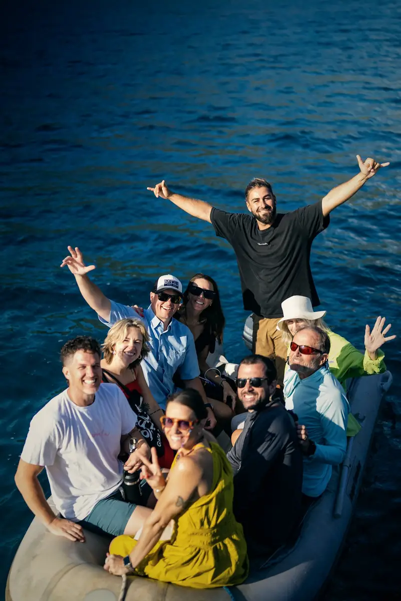 Family aboard